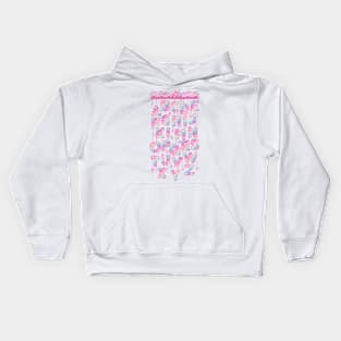 Alphabet Mobile Pixel Art Kids Hoodie